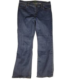 Ralph Lauren Jeans Women Classic Bootcut JMed Indigo Sz 14